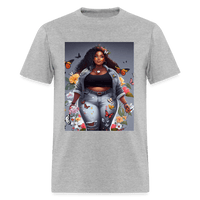 Butterfly Shirt - heather gray