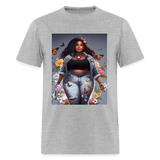 Butterfly Shirt - heather gray
