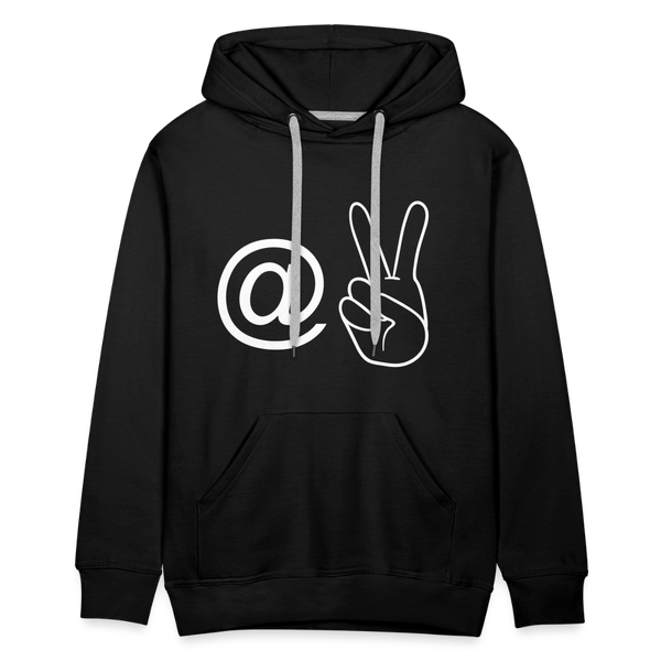 AT PEACE Premium Hoodie - black