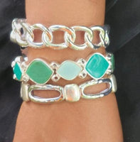 Chain Link Bracelet Set (3)