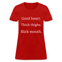 Good, Thick, Slick Hoodie - red