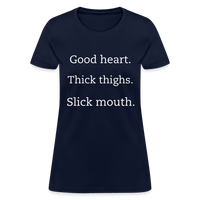 Good, Thick, Slick Hoodie - navy
