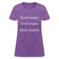 Good, Thick, Slick Hoodie - purple heather