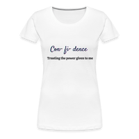 CON-FI-DENCE T-Shirt - white