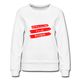 Women’s Premium Sweatshirt - white