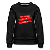 Women’s Premium Sweatshirt - black