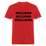 Mills, Bills, Trills - red